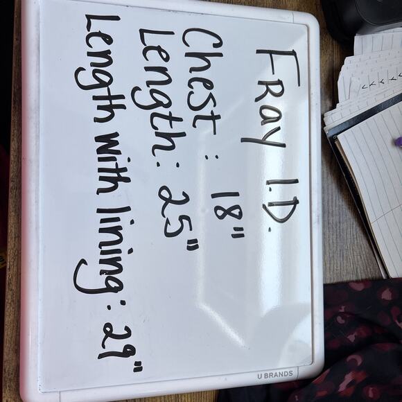 FRAY I.D. Womens Top Medium Black White Lined Authentic Size 1 Flared Tunic - Picture 6 of 6